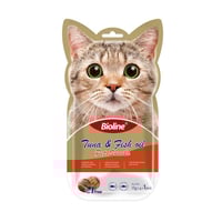 مكافآت بيولاين نكهات متعددة للقطط - 5×15جم