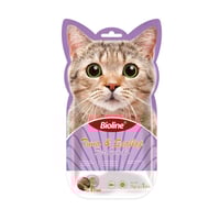 مكافآت بيولاين نكهات متعددة للقطط - 5×15جم