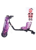 سكوتر درفت صغير 36 فولت مع خوذة وحماية مع بوق