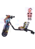 سكوتر درفت صغير 36 فولت مع خوذة وحماية مع بوق
