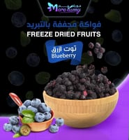 توت ازرق مجفف بالتبريد