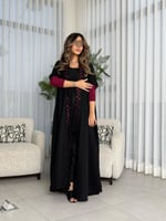 عباية D583 -عنابي