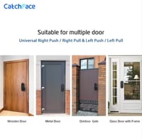 قفل خارجي مقاوم للماء. يعمل بكل من : (بصمة + كلمة...