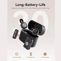 مايك Lark M2S Mini Combo | توصيل مزدوج (وصلة type...