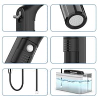 شطاف سفر كهربائي محمول مع خرطوم 1.2 متر وحافظة 2.3...