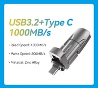 وحدة تخزين فلاش ميموري 1000 جيجابايت بسرعة قراءة و...