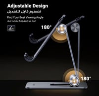 حامل مكتب آيباد من UGREEN من الألومنيوم iPad مريح...