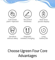 قلم UGREEN الذكي - الإبداع المثالي لأجهزة iPad