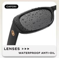 براند CAPONI نظارات شمسية مستقطبة نسائية مستطيلة م...