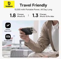 باور بانك Baseus Qi2 بنك الطاقة المغناطيسي 10000ma...