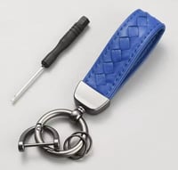 سلسلة مفاتيح ميدالية مريحة في إضافة المفاتيح كحلي...