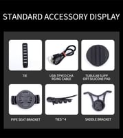 ضوء نور خلفي للدراجة الهوائية بخصائص مميزة