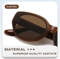 براند CAPONI نظارات نسائية عين القطط من كابوني لون...