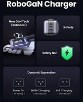 فيش جداري 30 واط من UGREEN منفذ ثنائي امريكي (غير...