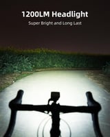 ضوء نور أمامي احترافي للدراجة الهوائية عالي السطوع...