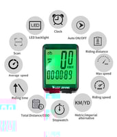 أرخص كمبيوتر عداد سرعة للدراجة الهوائية للمبتدئين