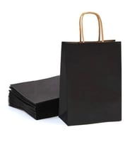 أكياس هدايا لون أسود (قطعة واحدة)