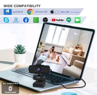 كاميرا FIFINE K420 - جودة HD فائقة مع ميكروفون إلغ...