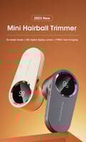 جهاز ازالة الوبر تشذيب الشعر قابل للشحن مع شاشة رق...