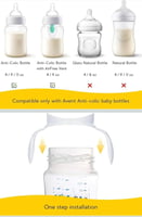 قطعة مقبض زجاجات اطفال من جويز لافينت، متينة ومريح...