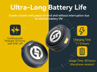 ميكروفون لافالير لاسلكي لارك M2 للهاتف type c من ه...