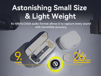 ميكروفون لافالير لاسلكي لارك M2 للهاتف type c من ه...