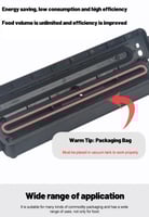 ماكينة شفط تفريغ الهواء، ماكينة حفظ الطعام الأوتوم...