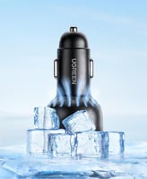 شاحن سيارة من UGREEN بثلاثة منافذ وقوة 130 واط شحن...