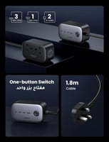 منصة شحن سريعة جدا بقدرة 100 واط من UGREEN ستة في...