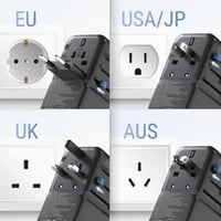 محول دولي فيش سفر عالمي MINIX (GaN) | قوة 170 واط،...