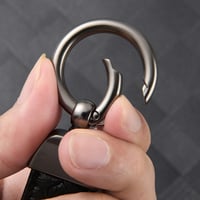 سلسلة مفاتيح ميدالية مريحة في إضافة المفاتيح كحلي...