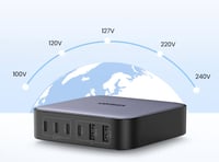 منصة شحن سريعة جدا بقدرة 200 واط من UGREEN بستة من...