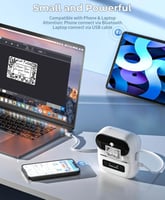 ماكينة صنع ملصقات M220 من فوميمو، طابعة باركود 3 ا...