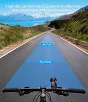 هورن منبه للدراجات الهوائية 120 ديسبل