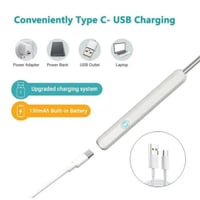 عصا الاذن البصرية للصغار والكبار، مقاومة للماء، شح...