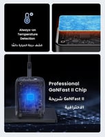 شاحن جداري من UGREEN سريع بقدرة 65 واط بثلاث منافذ...