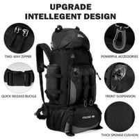 حقيبة ظهر للمغامرات 90 لتر | للتسلق والتخييم، مقاو...