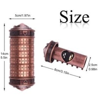 قفل دافينشي كريبتكس المعدني بكلمة مرور قابلة للتخص...