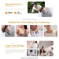 مايك Lark M2S لاسلكي (Type-C) | توصيل فوري، مدى 30...