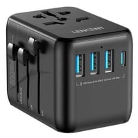 فيش محول سفر عالمي متوافق مع أفياش 200 دولة 17 واط