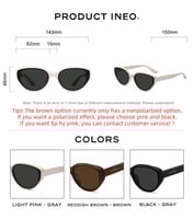 براند CAPONI نظارات شمسية مستقطبة نسائية عين القطط...