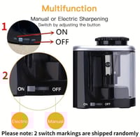 براية كهربائية أوتوماتيكية مناسبة لأقلام الرصاص مق...
