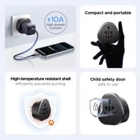 فيش سفر UGREEN محول أوروبي (EU Plug) | محول 2300 و...