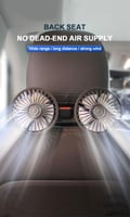 مروحة تبريد كهربائية لمقعد السيارة الخلفي محمولة ل...