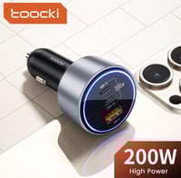 شاحن سيارة من توكي toocki سريع جدا بقدرة 200 واط و...