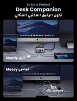 منصة شحن سريعة جدا بقدرة 100 واط من UGREEN ستة في...