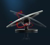 مرآة إضافية لرؤية النقطة العمياء للسيارات الغير دا...