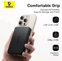 باور بانك Baseus Qi2 بنك الطاقة المغناطيسي 10000ma...