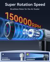 من وولف بوكس MF100 منفاخ لا سلكي 150000RPM قوي جدا