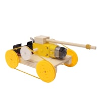 دبابة صغيرة تعليمية - نموذج STEM للأطفال - لعبة عل...